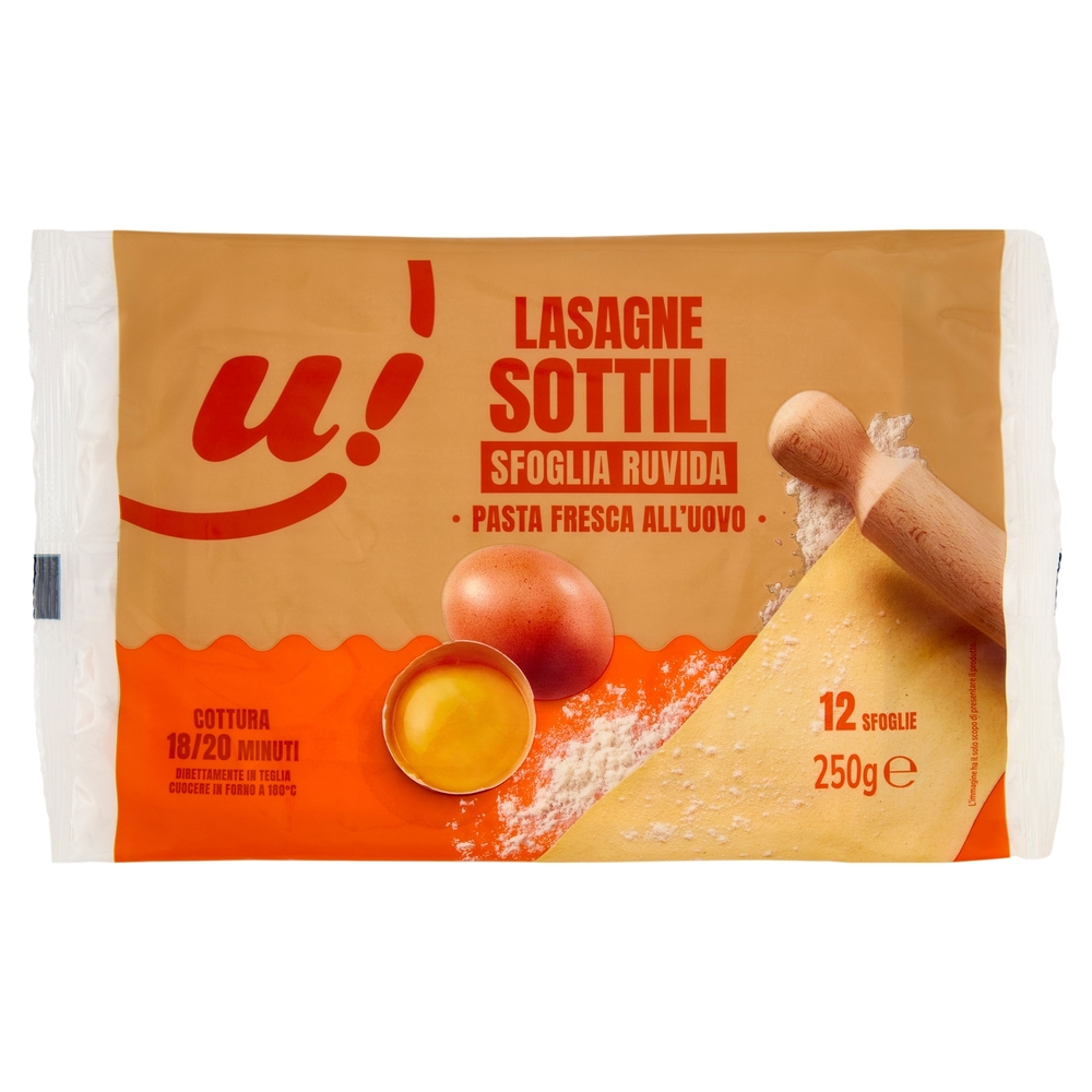 Lasagne Sottili Sfoglia Ruvida U!